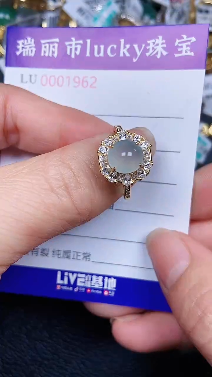 颈饰银S925镶嵌翡翠19621