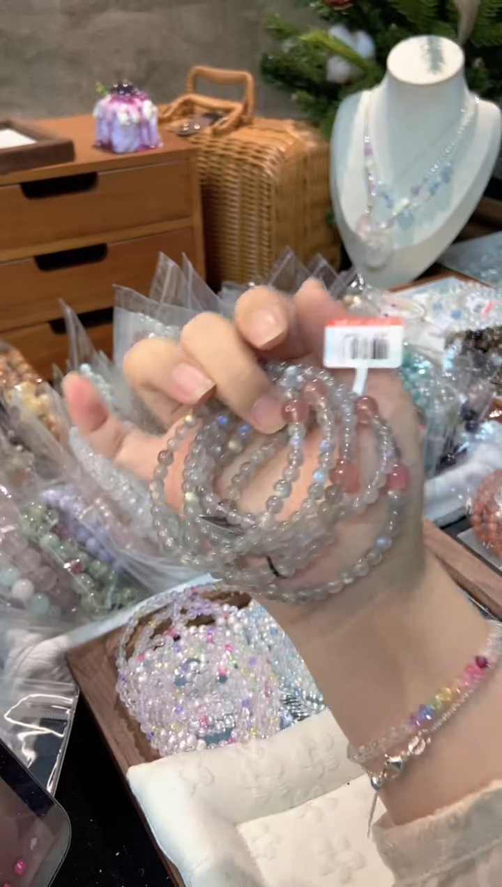未镶嵌手串水晶孤品捡漏均匀瑕疵介意勿拍