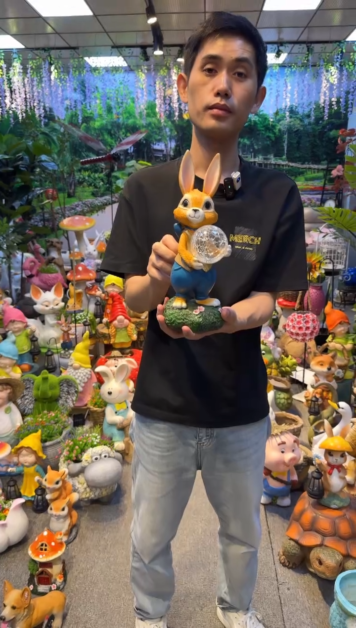 无花朵花园庭院摆件&00&