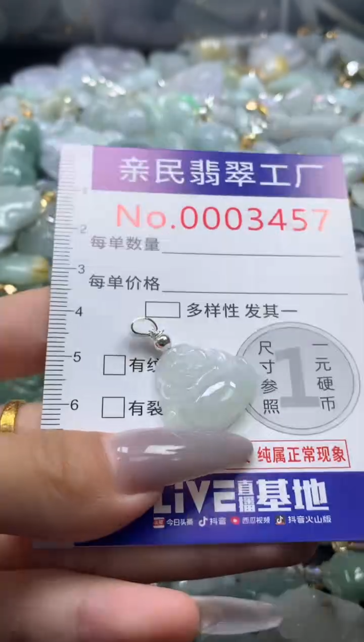 颈饰未镶嵌翡翠3457