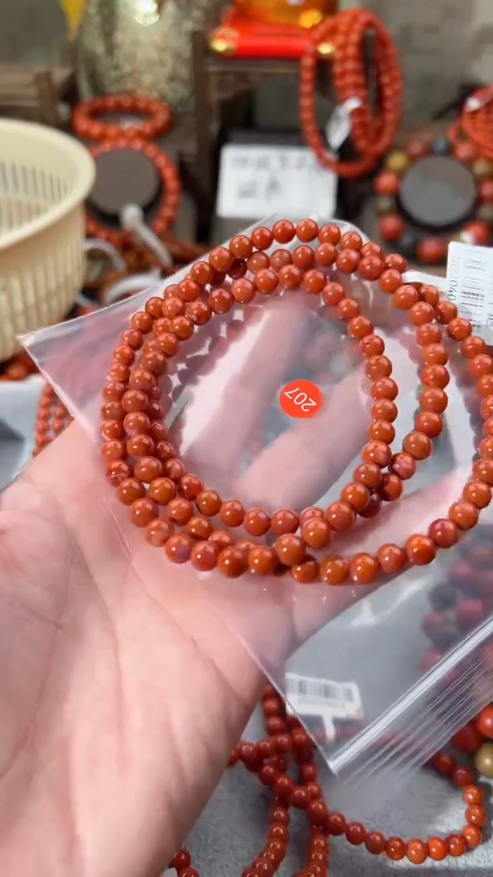 【闪购商品】南红玛瑙手串未镶嵌6