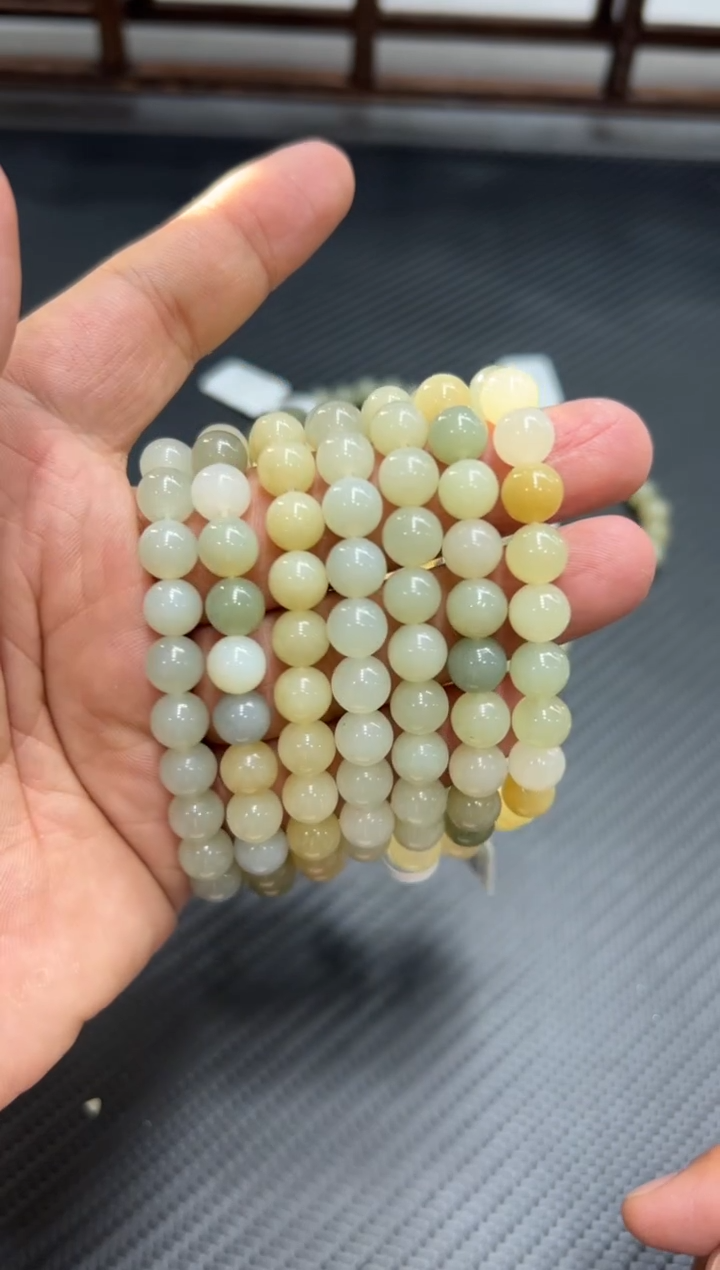 未镶嵌手串和田玉且末微色差近矿卡10多样性发货拍一发一MJ