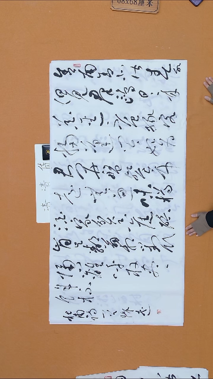 书法陈怀远 甘肃 草书 68*138   八平尺 