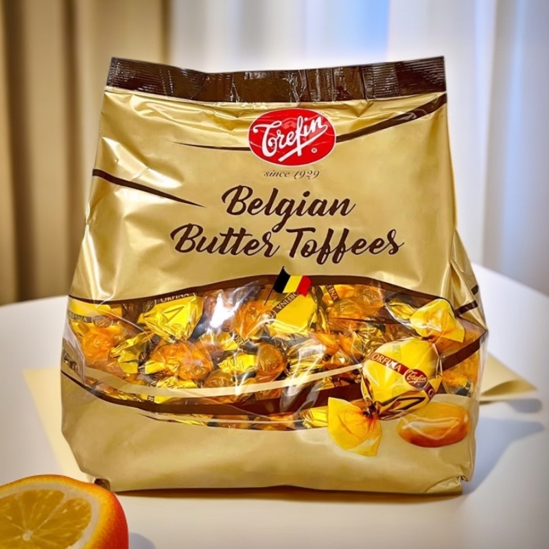 Treffin 比利时进口黄油味太妃糖咖啡味糖果 500g/包散 整包1.3KG