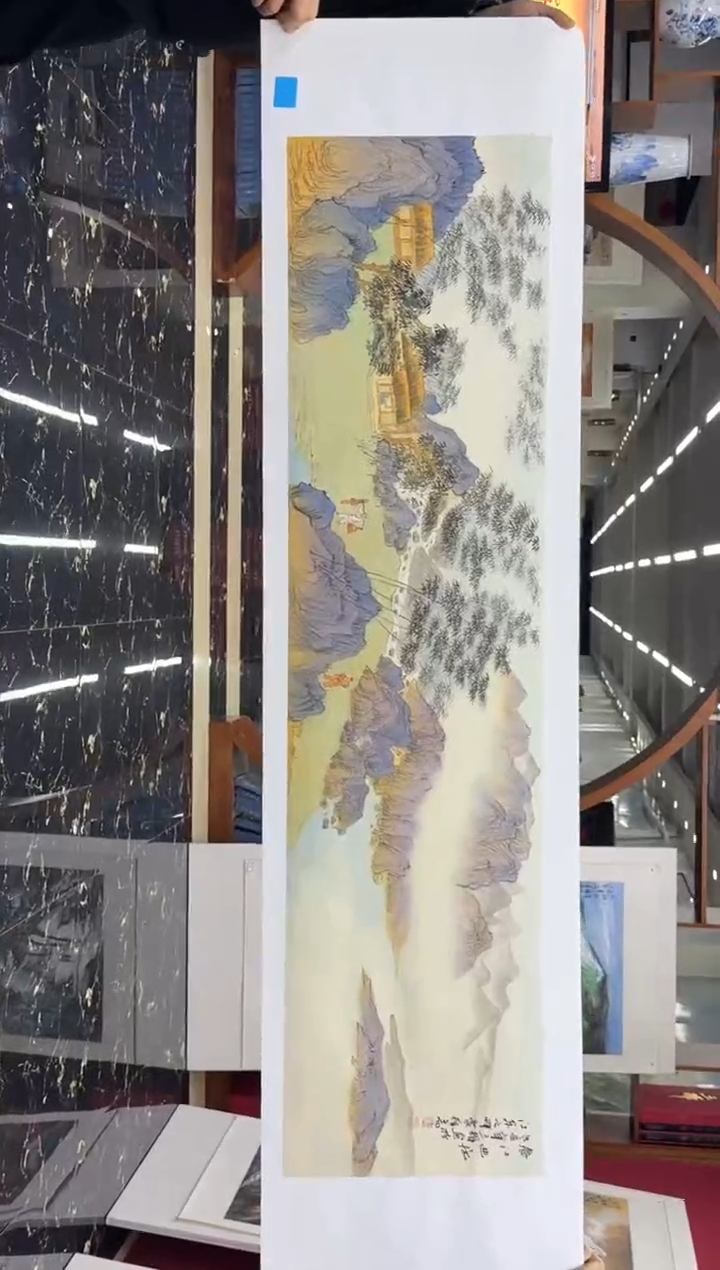 国画国画绘画山水花鸟