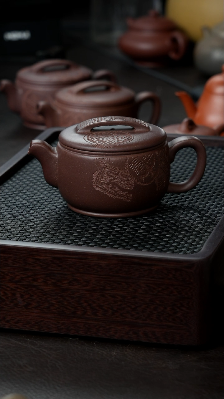 茶壶紫砂天青汉瓦半手150           清款价   