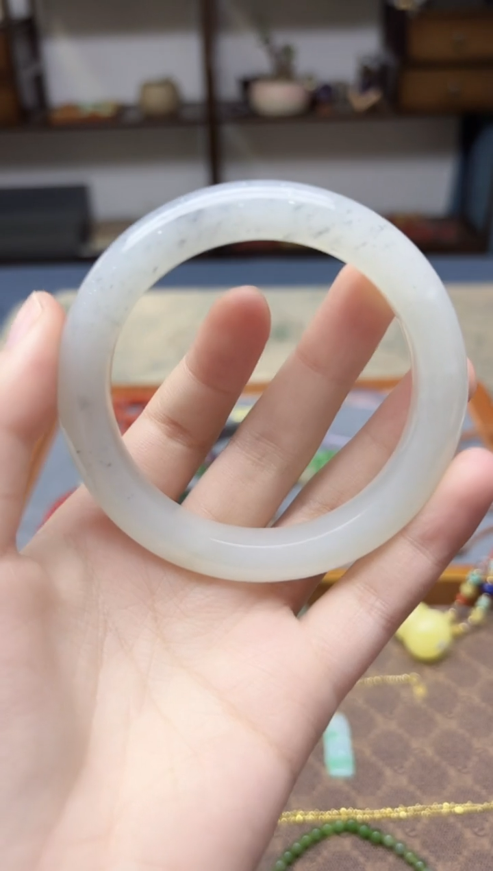 未镶嵌手镯和田玉和田玉手镯56#HX