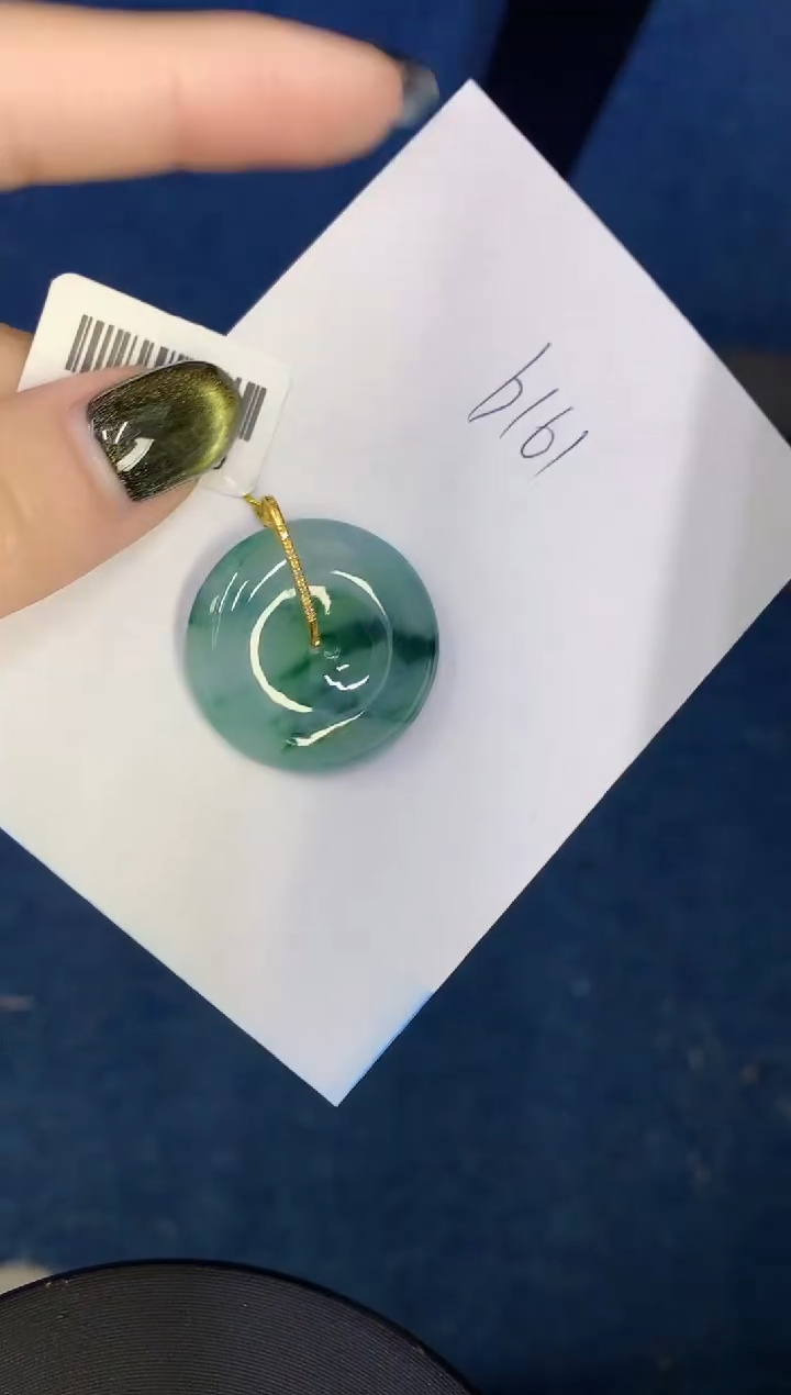 【闪购商品】翡翠颈饰18K金镶嵌0000000000