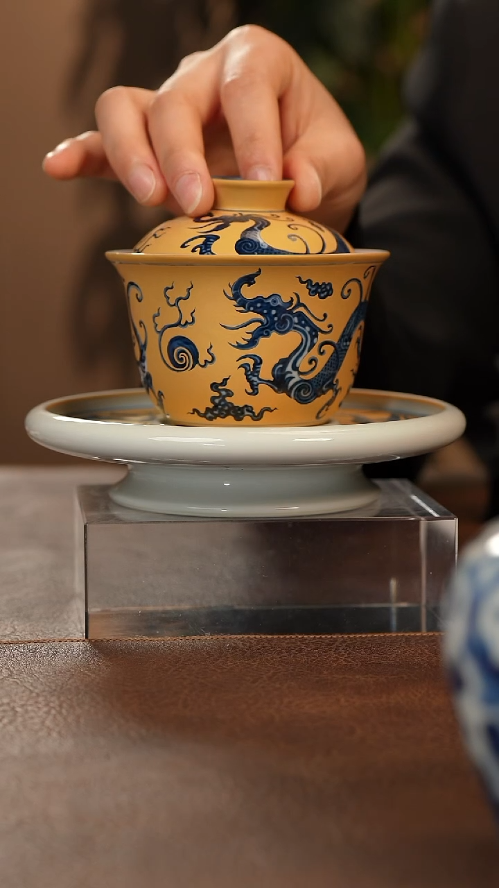 【闪购商品】瓷片青花瓷茶具斌芬陶瓷78