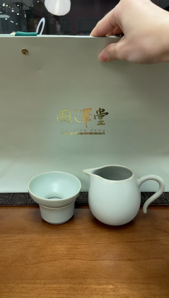 ᕙ****卡如心茶海圆月茶漏