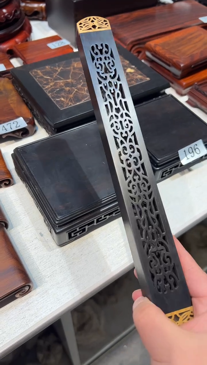 【闪购商品】黑酸枝木类端景台工艺品底座