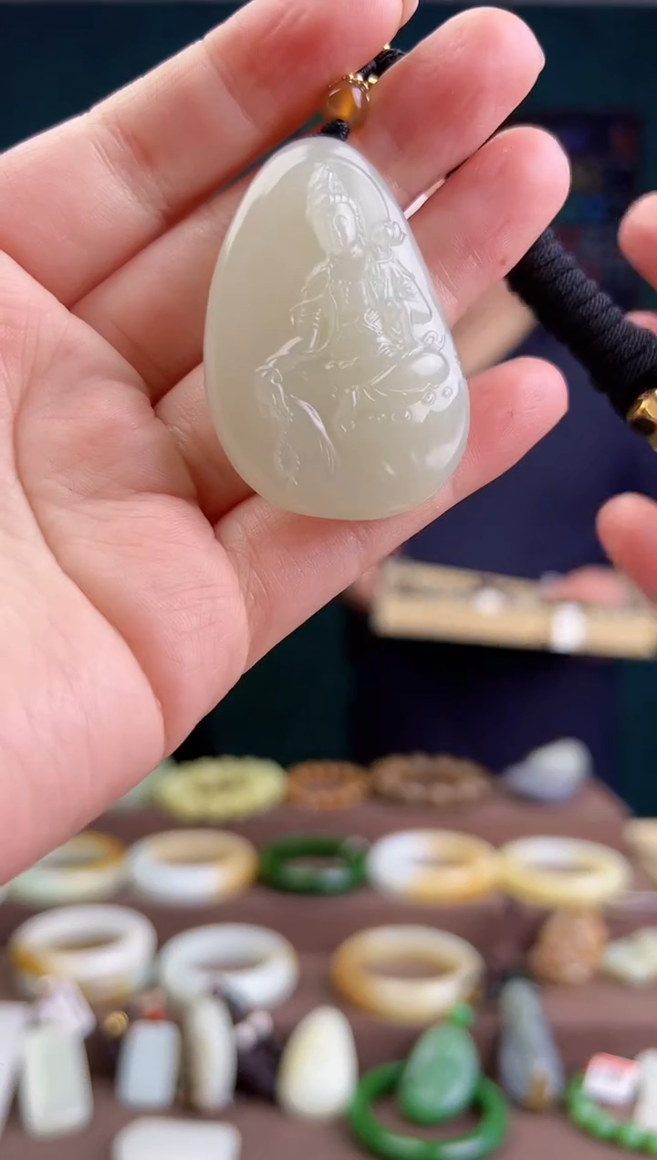 【闪购商品】和田玉颈饰未镶嵌ZZ 拍一发一 多样性发货