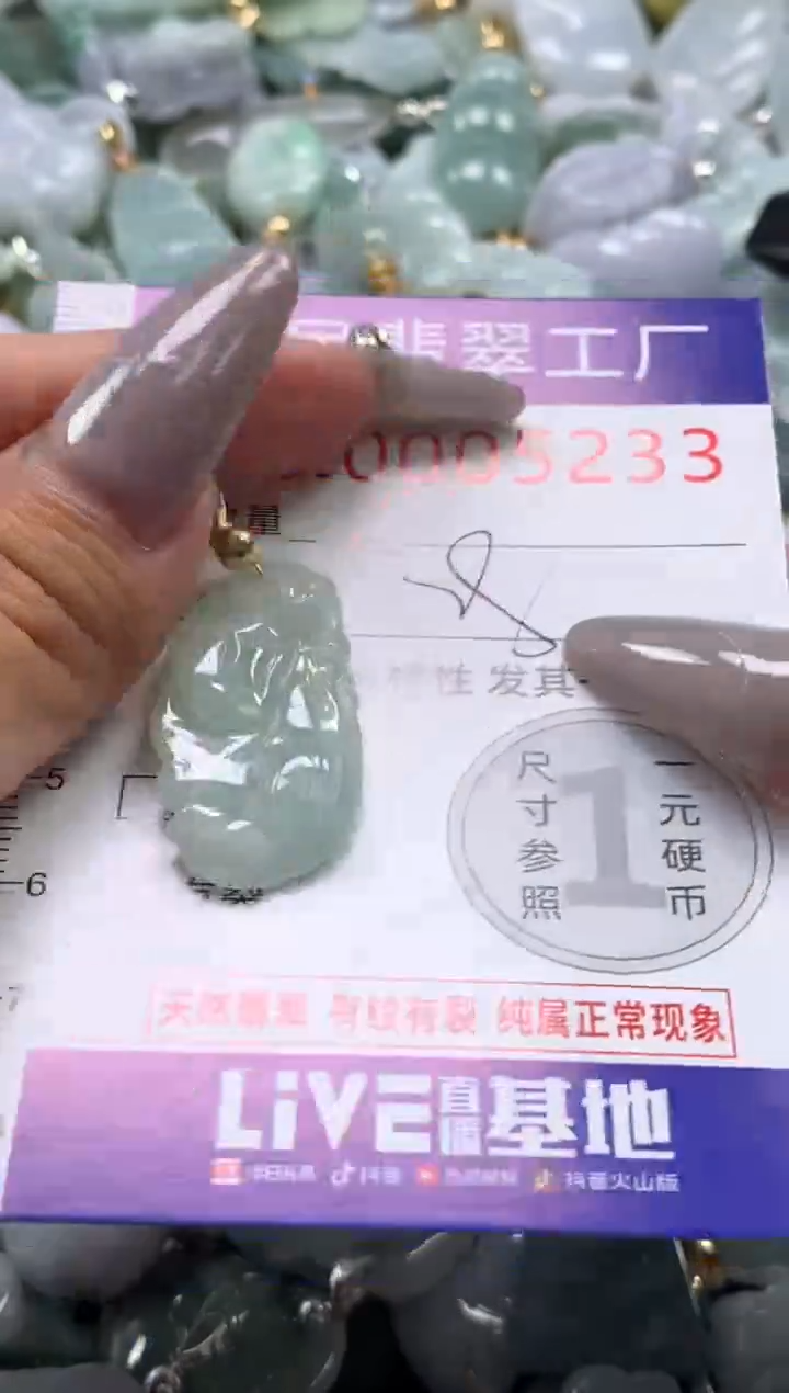 颈饰未镶嵌翡翠5233