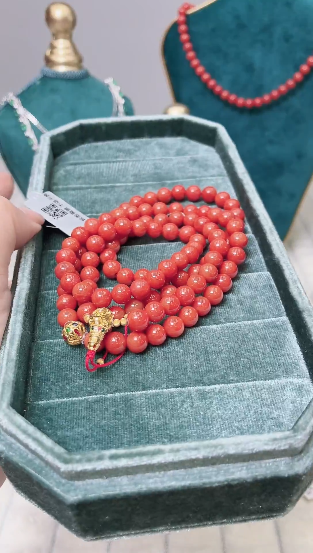 银S925镶嵌项链南红玛瑙169BJ1225产品一个（多样性）