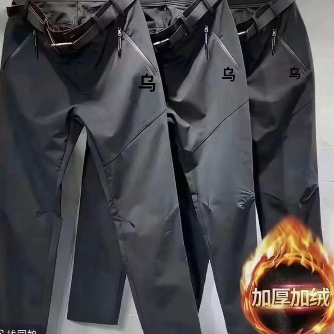2025年新款【乌+ 冲锋裤】户外休闲防风徒步登 山裤秋冬加绒