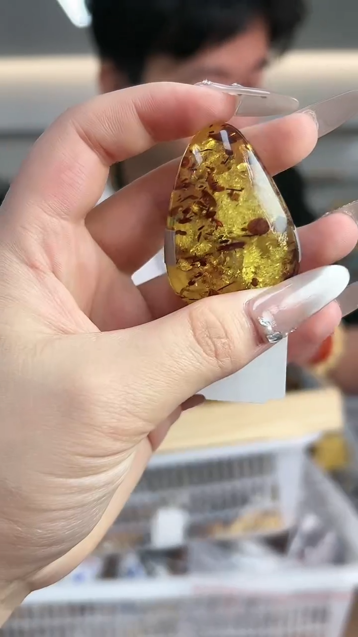 【闪购商品】琥珀裸石未镶嵌花珀