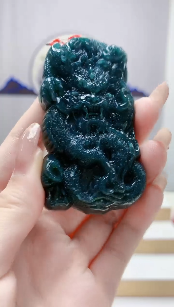 未镶嵌定制翡翠4812jw-毛货挂件37