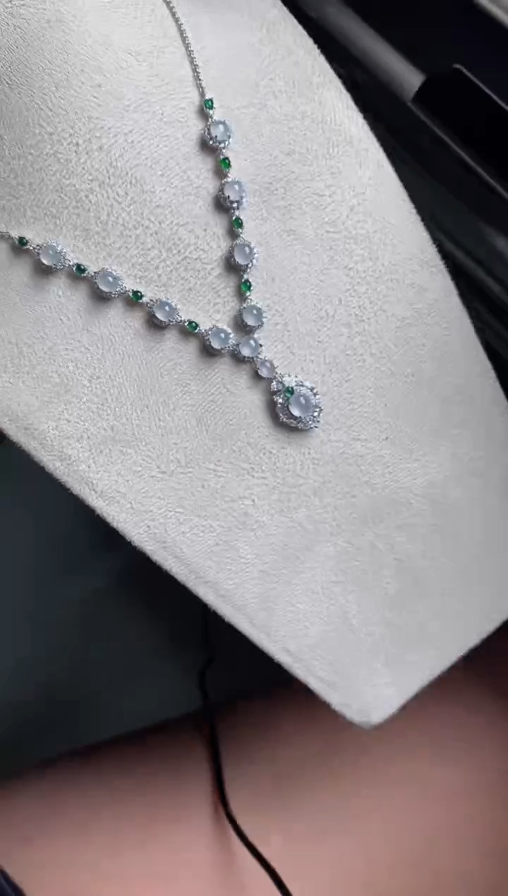 银S925镶嵌戒指翡翠?****醒天然A货翡翠