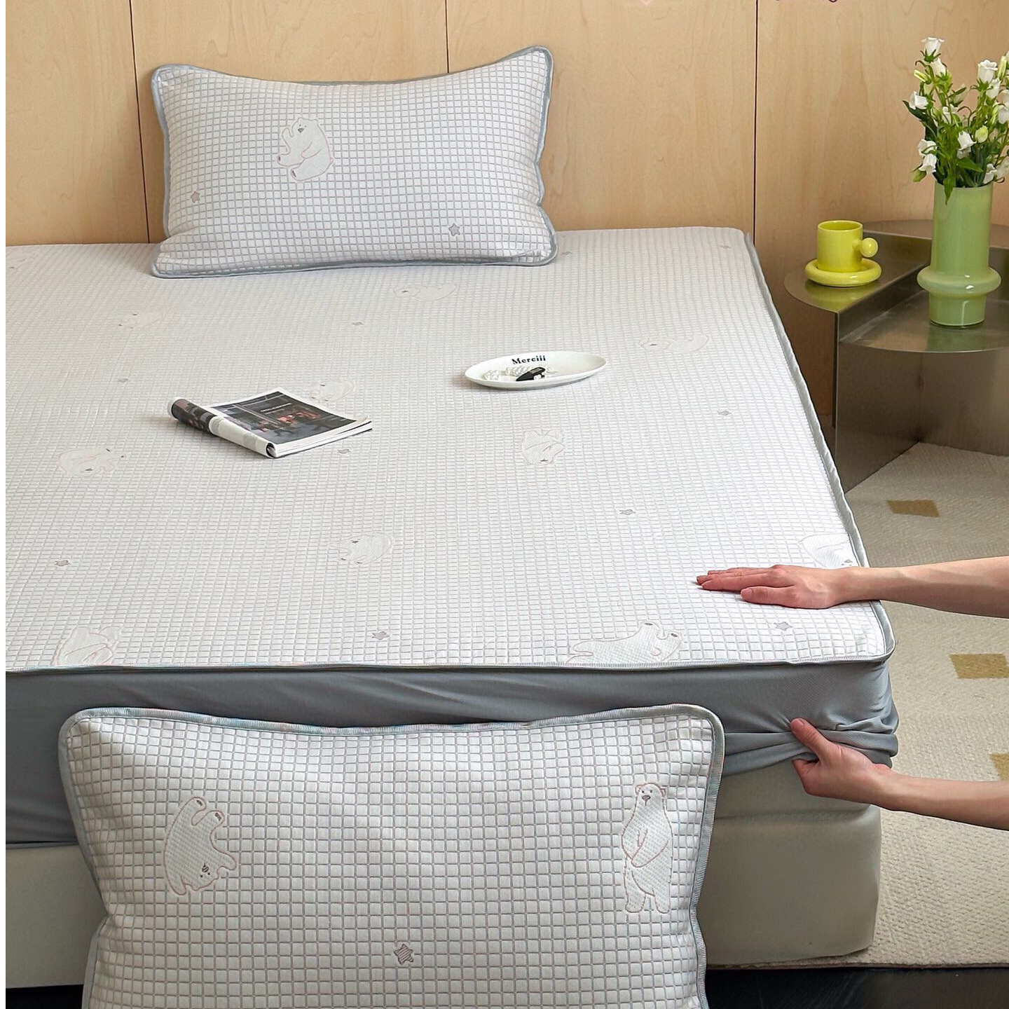 床笠款凉席三件套2