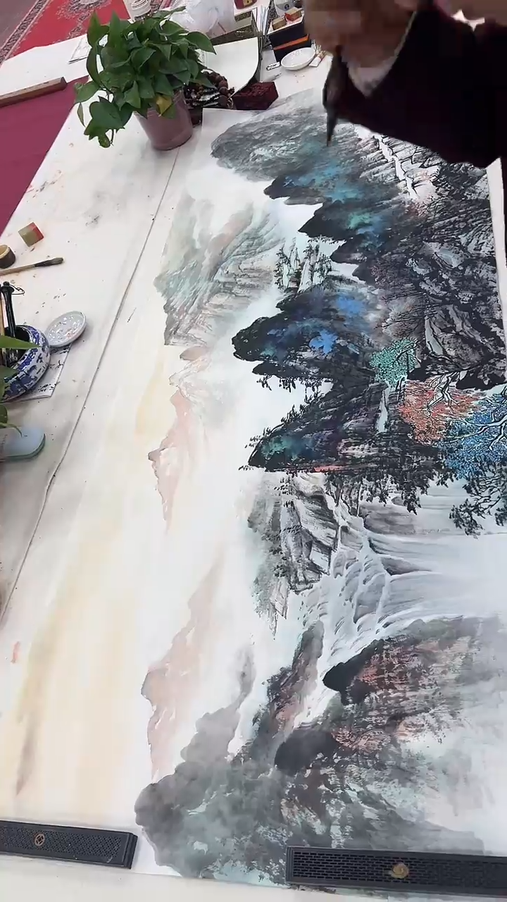 【闪购商品】国画史维钢亲笔手绘国画