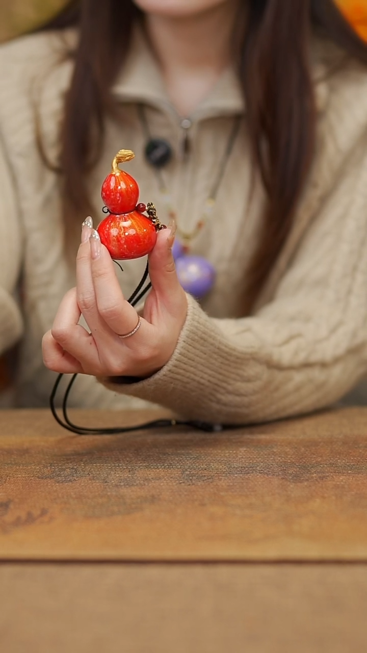 【闪购商品】70宴禾堂大漆脖挂葫芦68