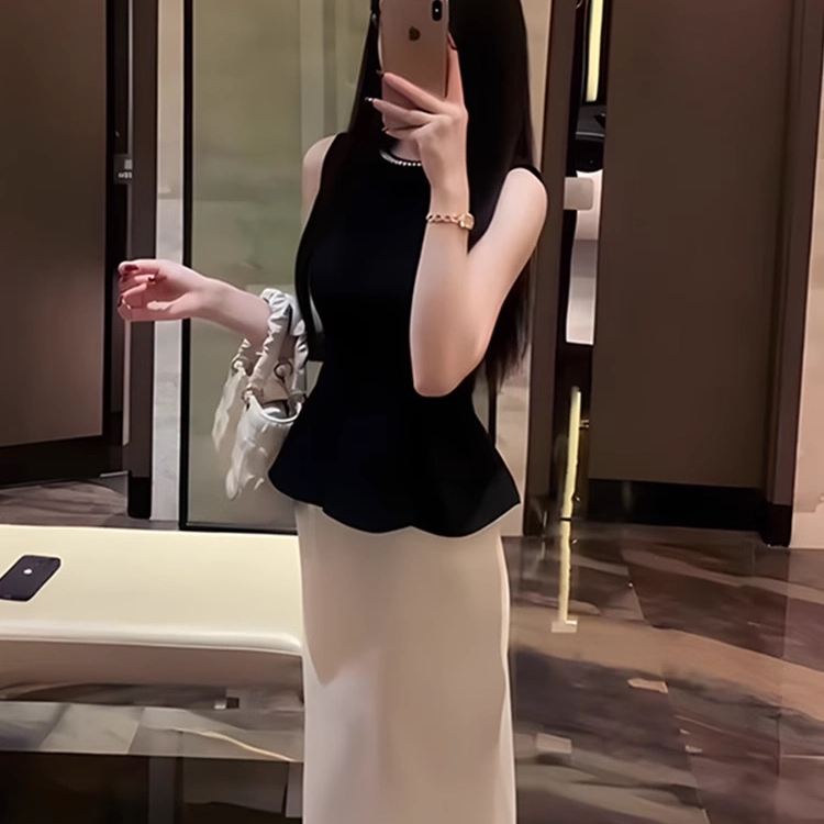 时尚套装女装极简风法式温柔中长款夏季千金风