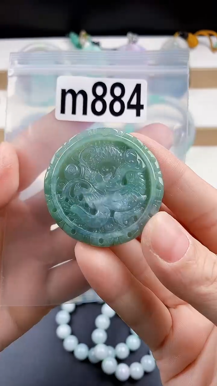 颈饰未镶嵌翡翠天然翡翠吊坠挂件