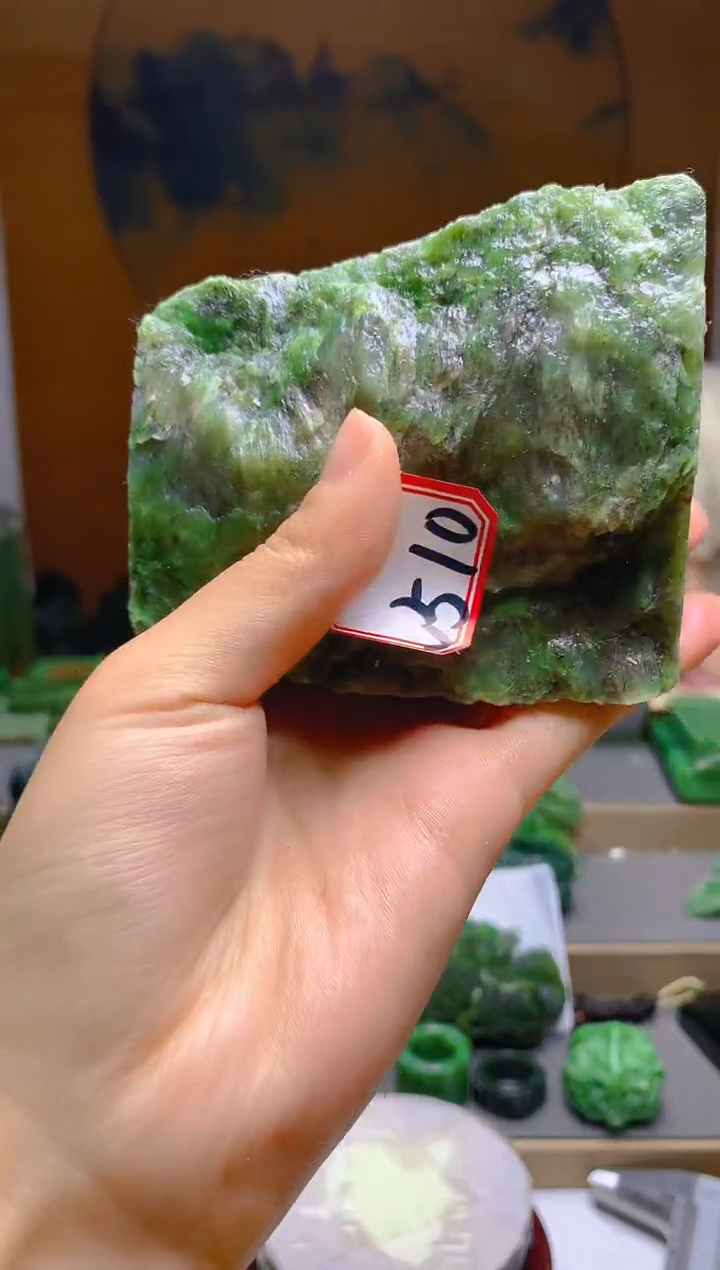 【闪购商品】和田玉（碧玉）珠宝半成品未镶嵌1