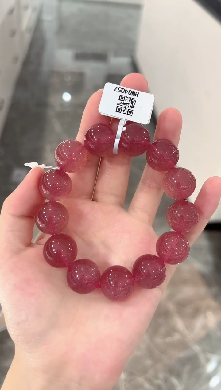 未镶嵌手串石英质玉手串