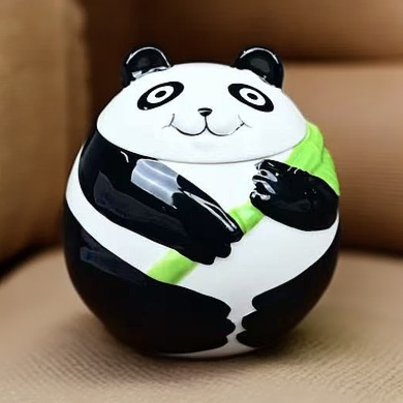 茶叶罐-小熊猫茶道1550【直播专享】