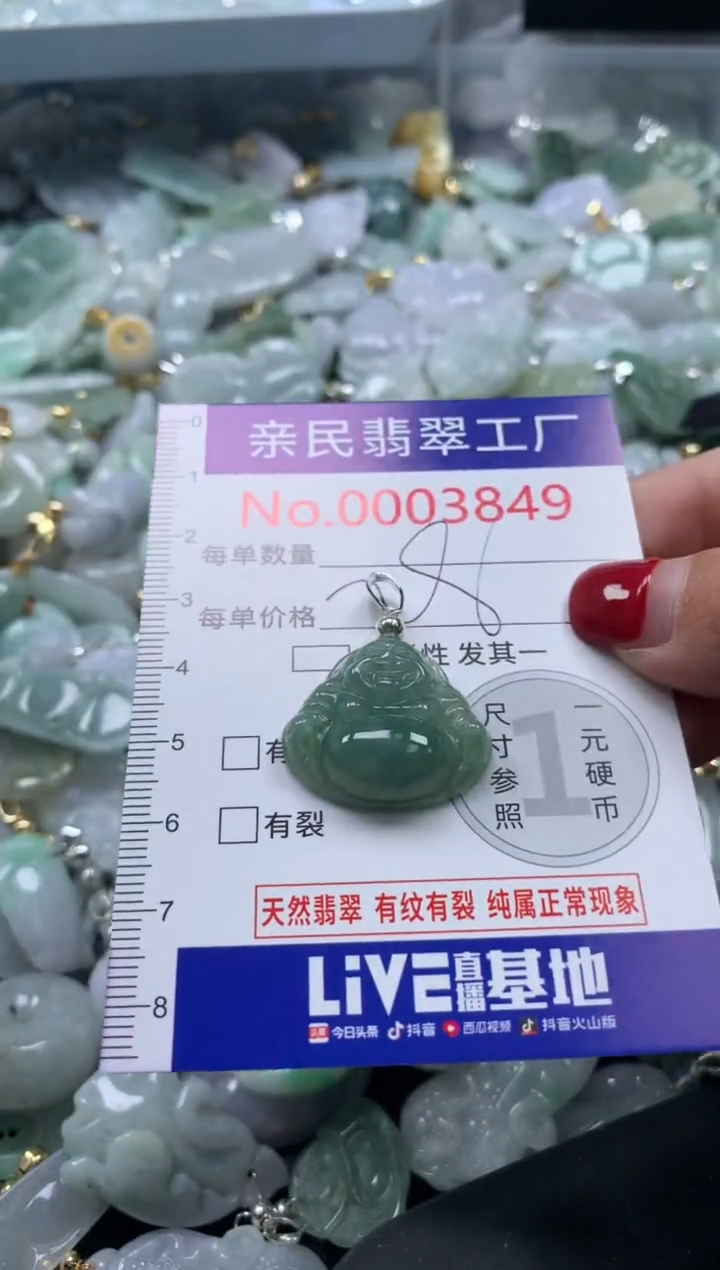 颈饰未镶嵌翡翠3849