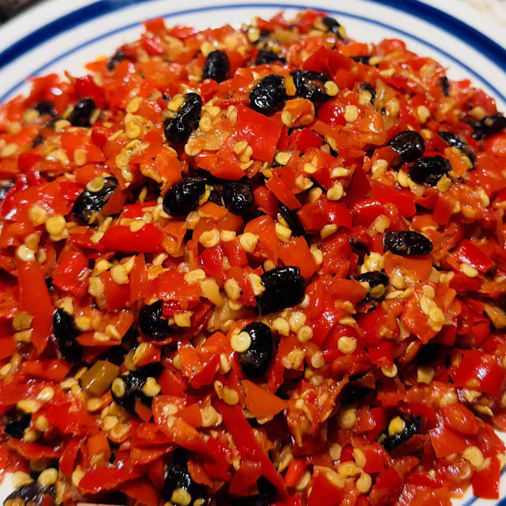 湖南特产野山椒豆鼓传统老坛发酵制作