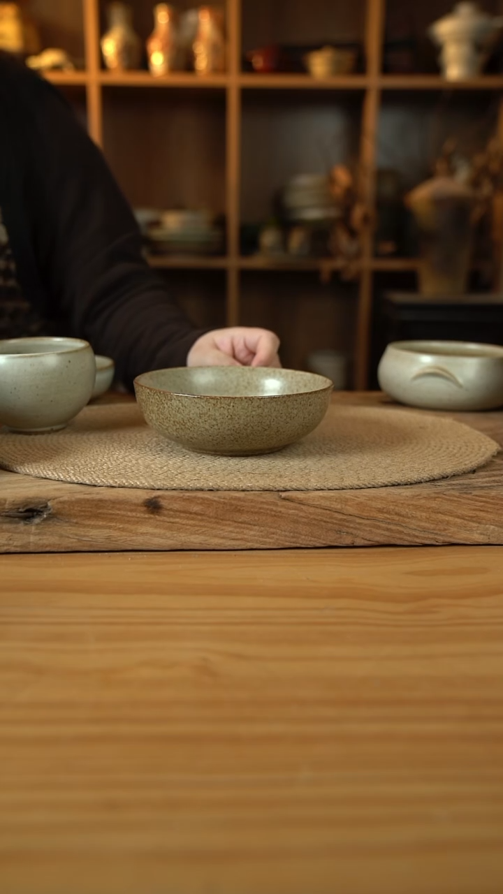 奶奶系列的6英寸罗汉碗1个