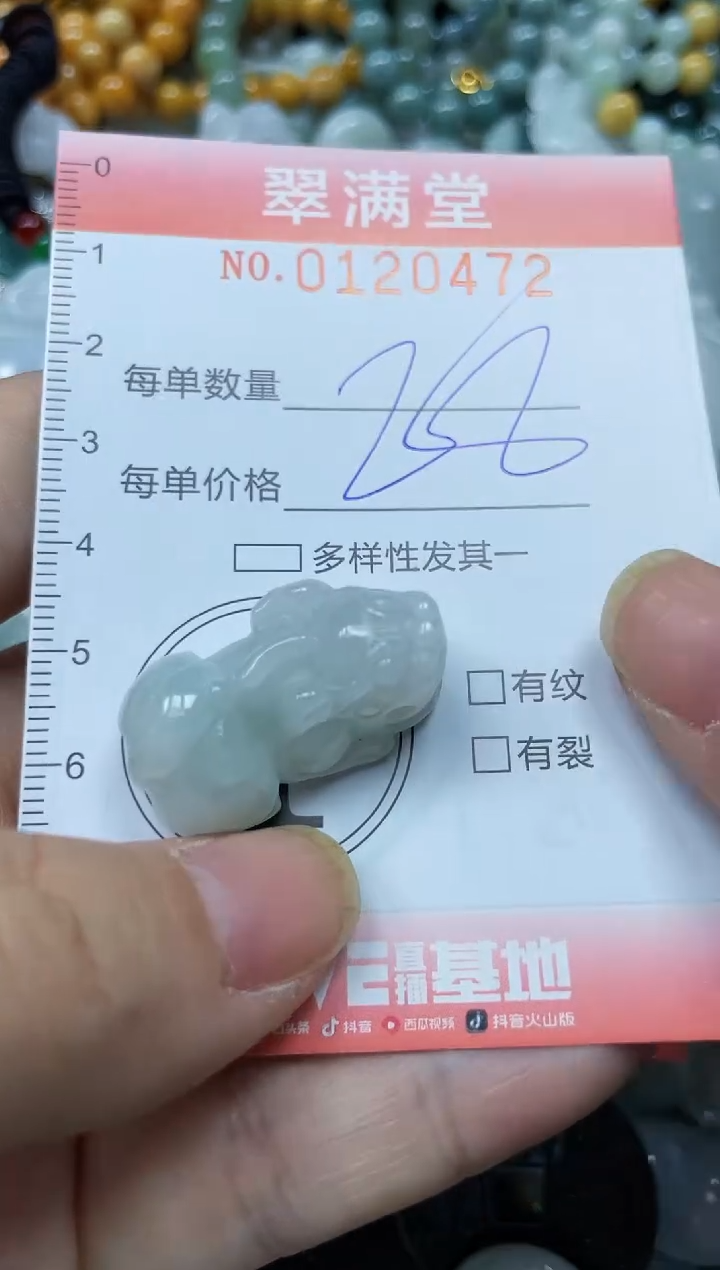 翡翠未镶嵌颈饰闪购0120472