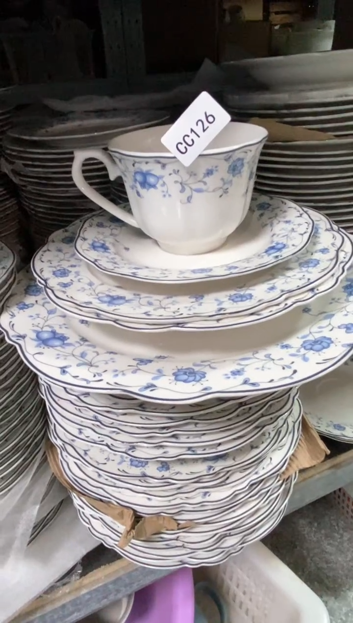 【闪购商品】瓷片CC126陶瓷没有完美无瑕陶瓷五件套