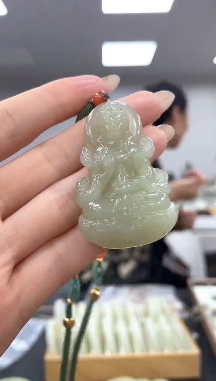 【闪购商品】和田玉吊坠未镶嵌多样性拍一发一观音ww
