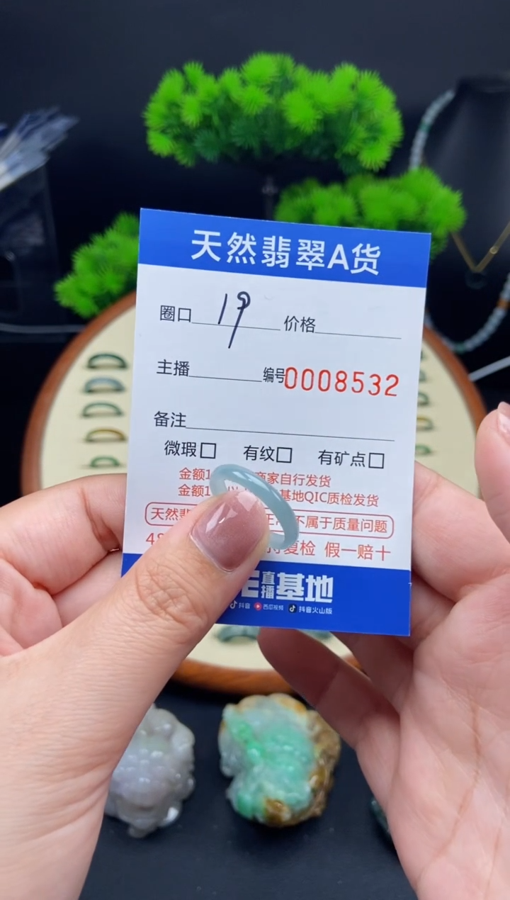 【闪购商品】翡翠未镶嵌戒指戒圈