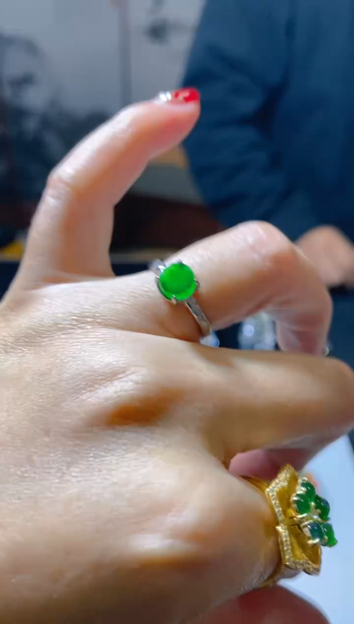 未镶嵌戒指翡翠天然a货翡翠 多样性发货 假一罚四