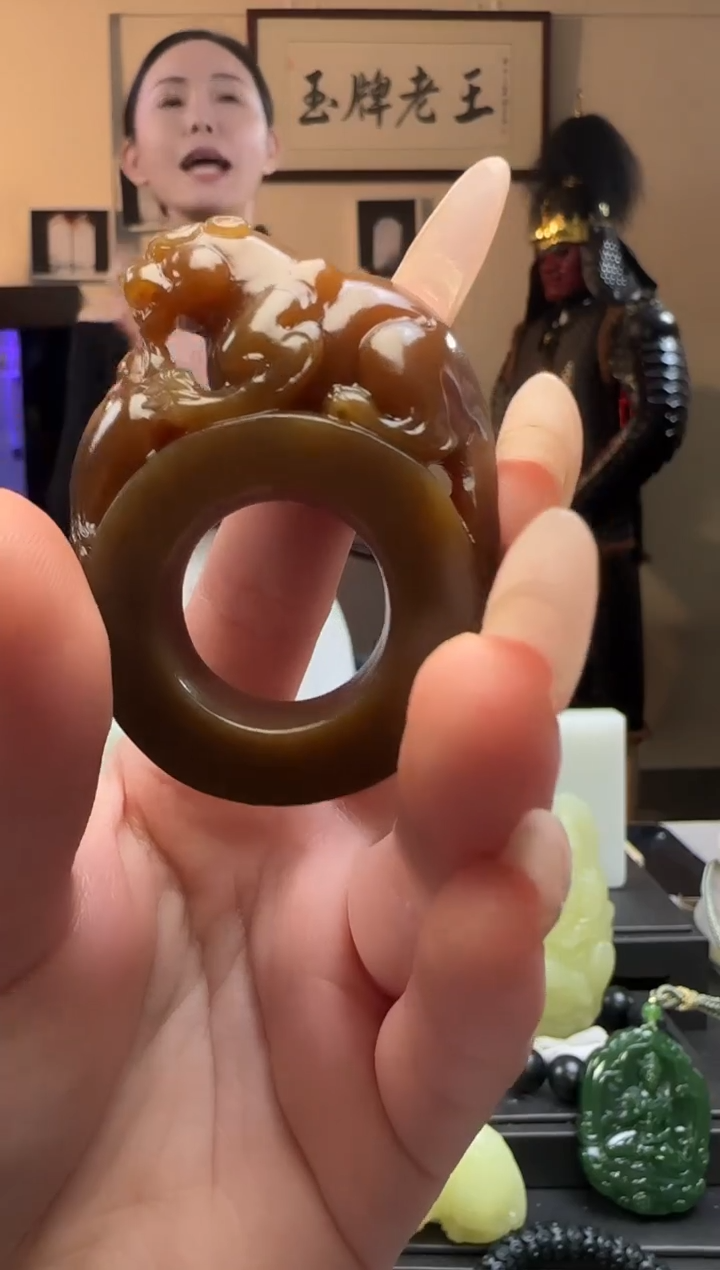 【闪购商品】和田玉糖未镶嵌扳指