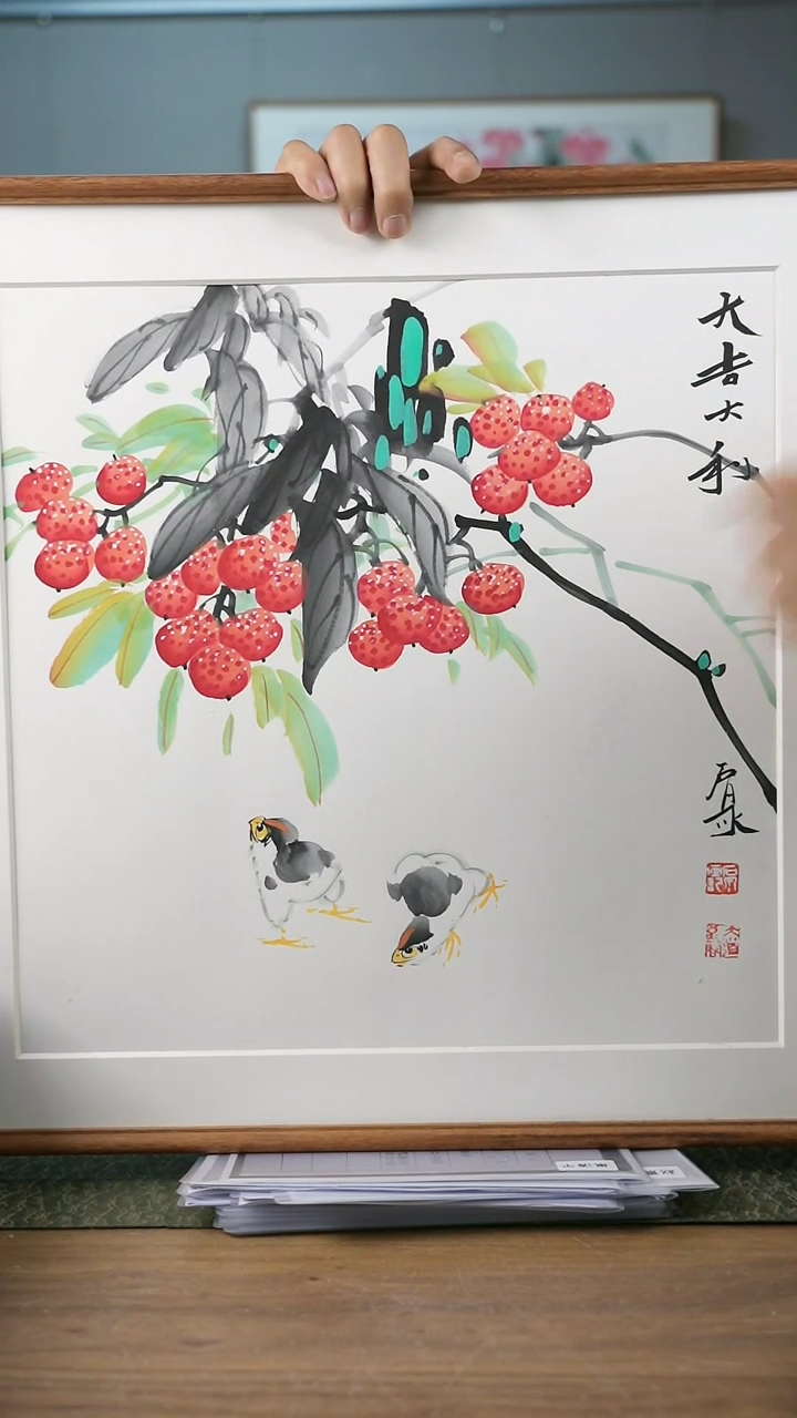 书法手书/绘同款作品-协会会员老师带框作品