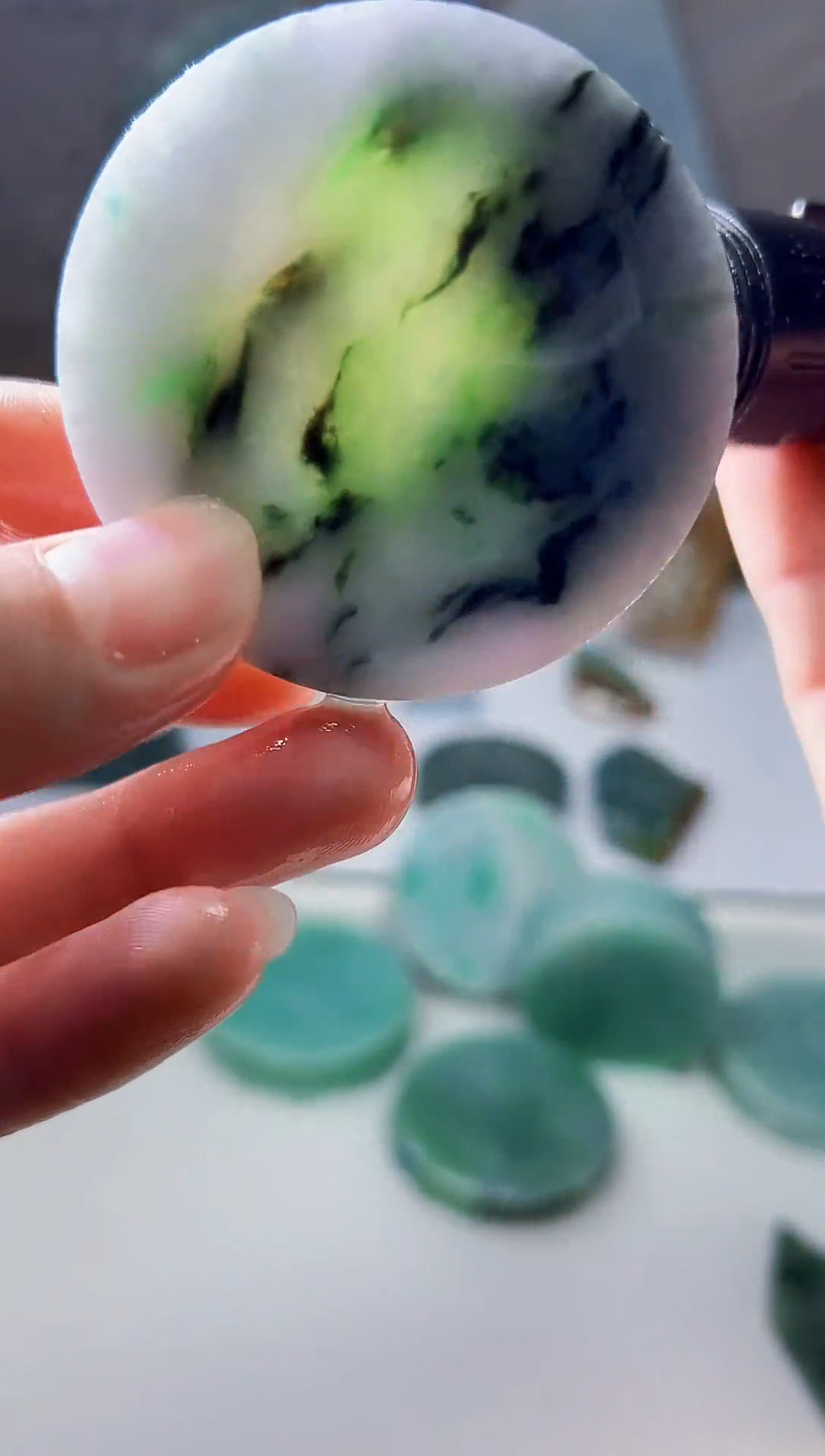 裸石翡翠天然翡翠A货余 南 841