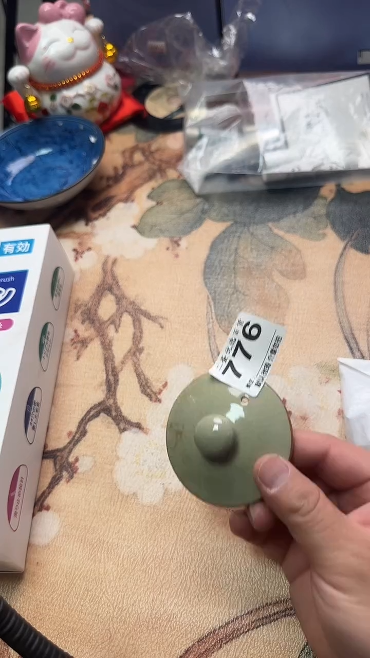 摆件仑*瓷器色釉上彩瓷器青花