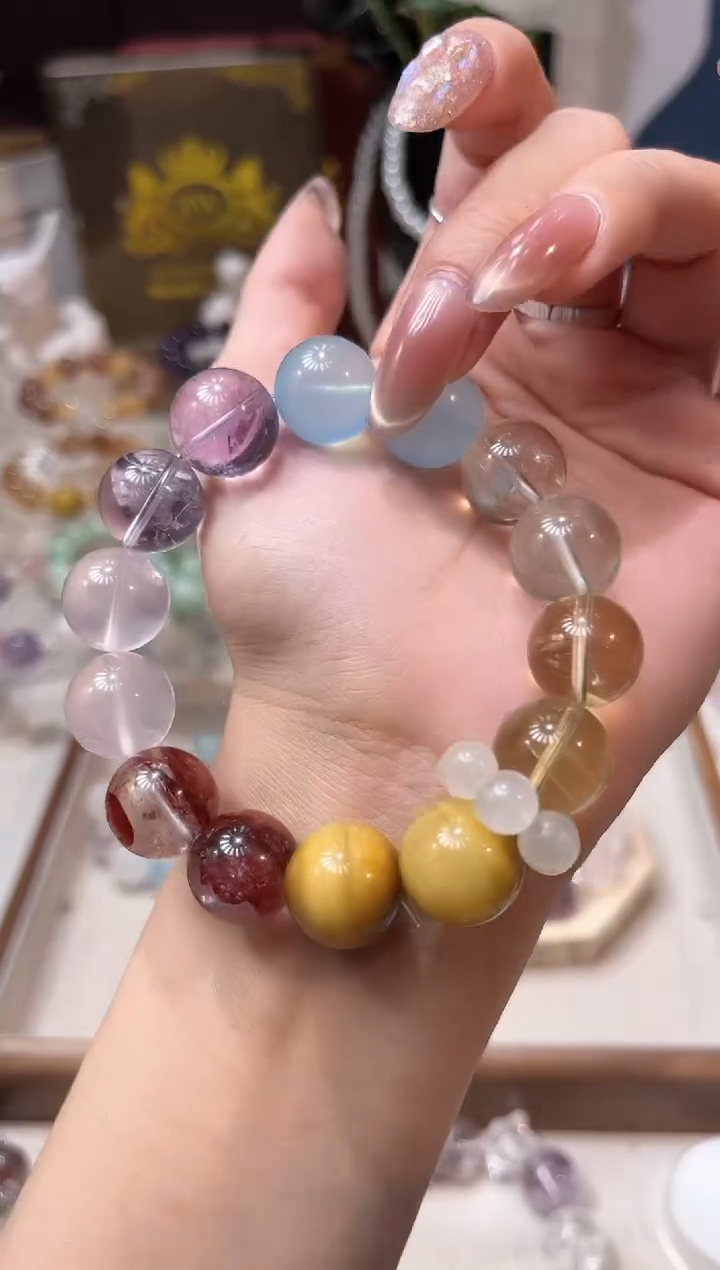 【闪购商品】水晶手链未镶嵌多样性发货发其一 颜色微差【拍两单】