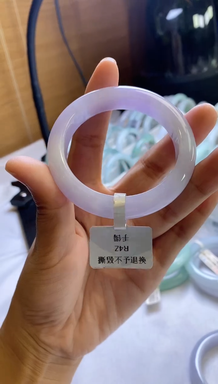 未镶嵌手镯翡翠浚*正圈54圈口，4029