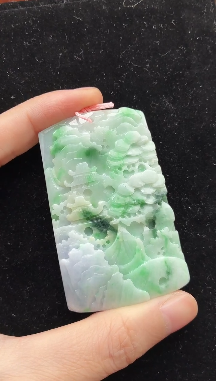 颈饰未镶嵌翡翠牌子