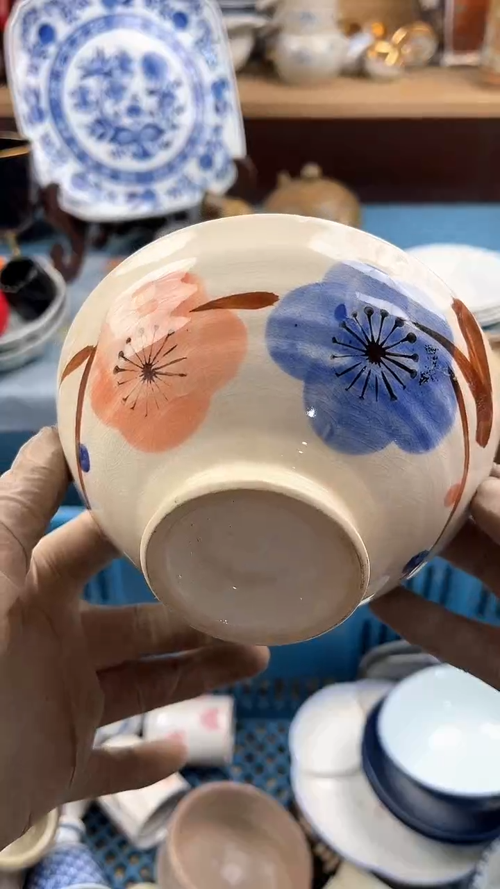 瓷片英歌瓷器满19.9包邮