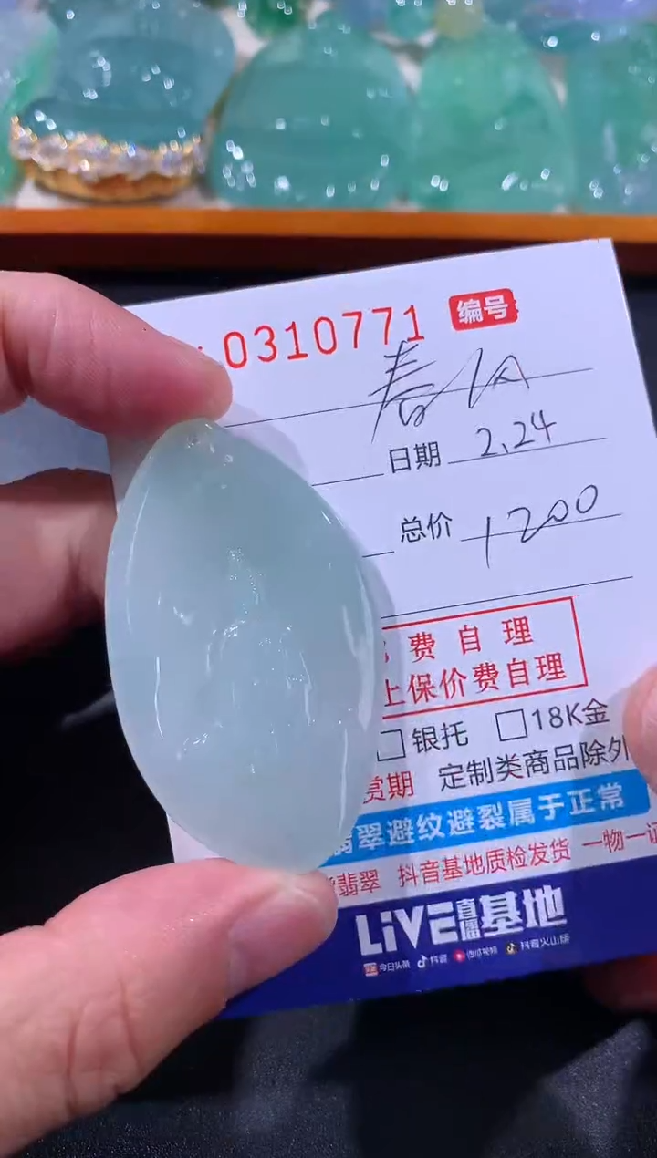 【闪购商品】翡翠颈饰未镶嵌春