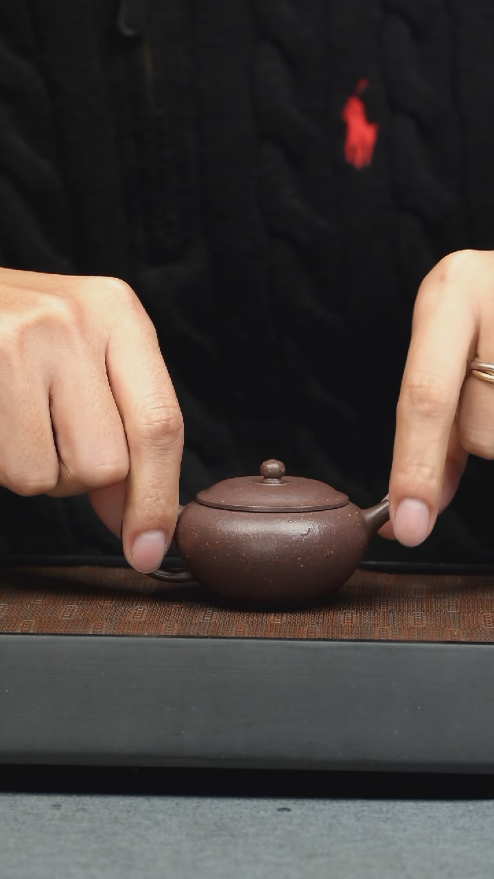 【闪购商品】紫砂茶壶五堂 钵盂-涵香-内推-75cc