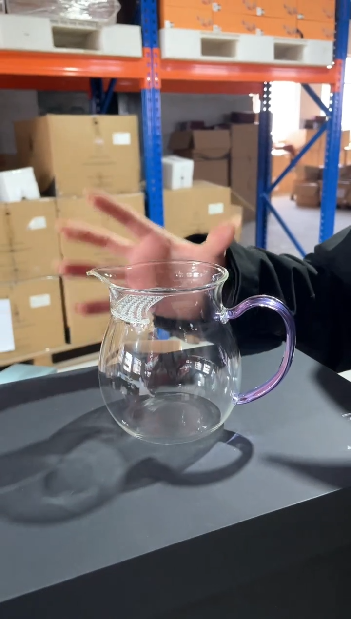 【闪购商品】九河紫色把手月牙大公杯