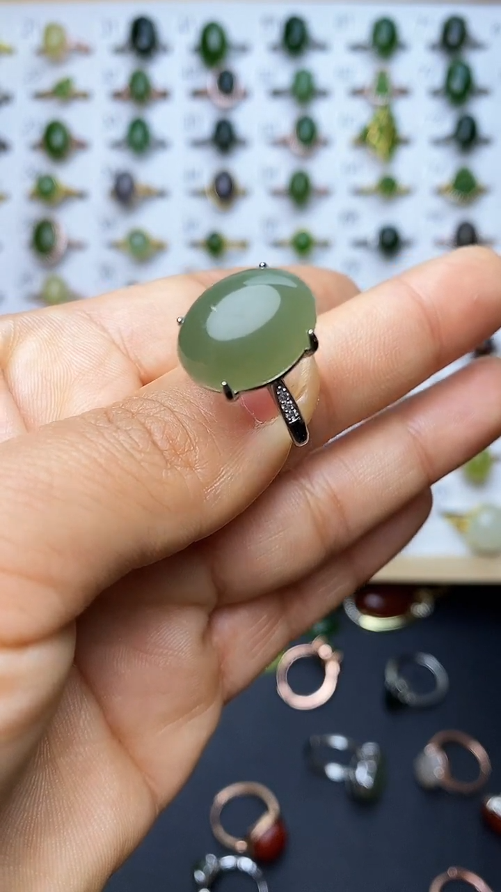 【闪购商品】和田玉戒指未镶嵌1